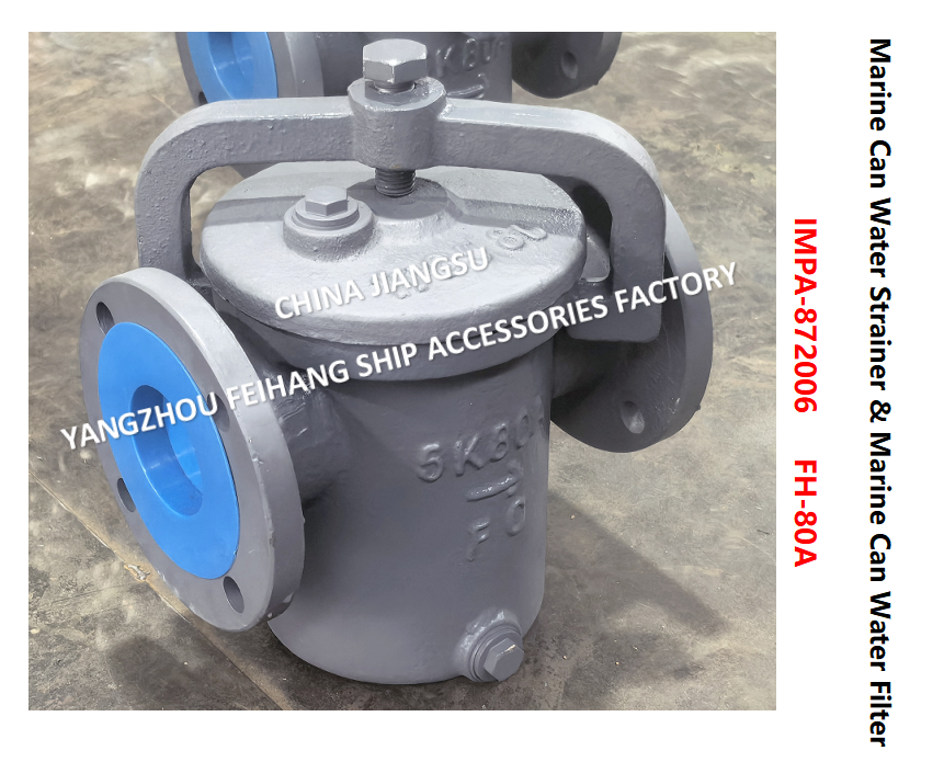 Component For FH-5K-80A Can Water Strainer  & FH-10K-80A Can Water Filter Cast iron body, stainless steel filter element